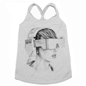 Image of Candy for Richmen - Retro Future - Girls Tank Top