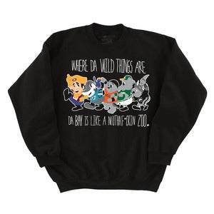 Image of TRUE x theFword Collab Where Da Wild Things Are Crewneck [Unisex]