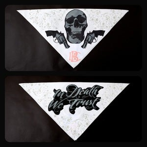 Image of WOMENS "In Death WE Trust" limited edition bandanas