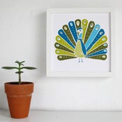 Image of Peacock Screen Print