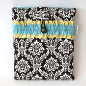 Image of ipad case - chocolate damask 