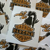 Image of NEW! Old Gold "Buzzard" Sticker (2 for $5)