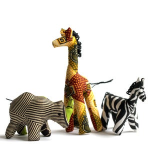 Image of A herd of African animals