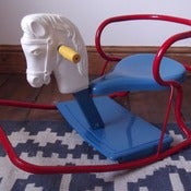 Image of Vintage 1960's Child's Rocking Horse