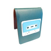 Image of Cassette ) Badge Style Mini Wallet 