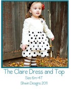 Image of The "Claire" Top/dress PDF Pattern