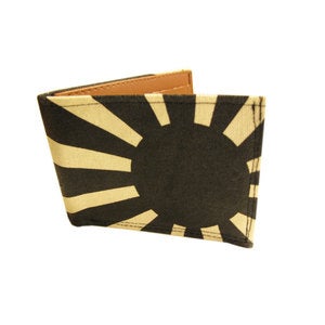 Image of Rising Sun ) Black ) Bifold Wallet