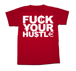 Image of Currency Tee - Red/White