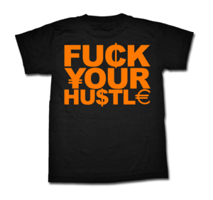 Image of Currency Tee - Black/Orange