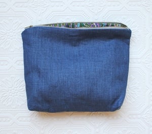 Image of Summer Denim Cosmetic Bag