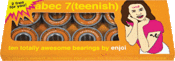 Image of ENJOI TEENISH ABEC 7 BEARINGS