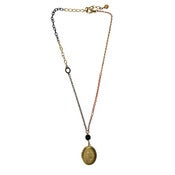 Image of Vintage engraved locket necklace