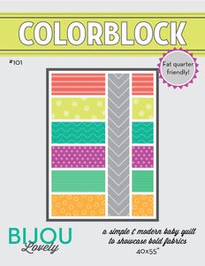 Image of Colorblock Quilt Pattern
