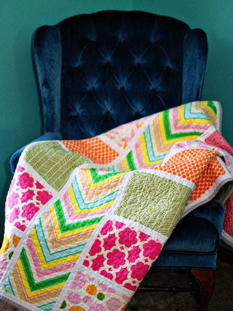 Image of Colorblock Quilt Pattern