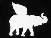 Image of "Elefly" Custom Tshirt "White"