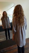 Image of Corvus Silk Dress, Grey color