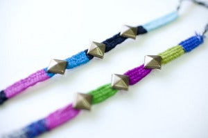Image of Pyramid Stud Friendship Bracelets