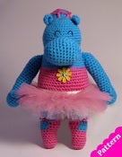Image of Ballerina Hippo Pattern