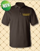 Image of MEN'S HERU GOLD FOIL POLO
