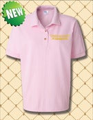 Image of WOMEN'S HERU GOLD FOIL POLO