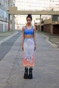 Image of CYBER FLOWERS LONG SKIRT