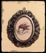 Image of Dark Grey Logo Cameo Necklace