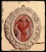 Image of Light Grey Portrait Cameo Necklace