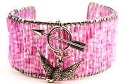 Image of 	 Katniss Arrow and Mockingjay Bracelet Inspired by "The Hunger Games Jewelry"