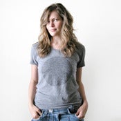 Image of Collective Animal Nouns - Women's Heather Gray Track Tee