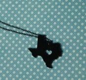Image of I Heart Texas Necklace