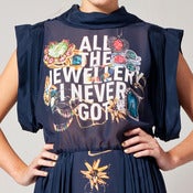 Image of Asymetrical Pleated Dress SS12