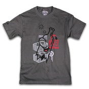 Image of Monty Molotov Tee (Charcoal Gray)