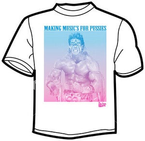 Image of Making Music's For Pussies #001 t-shirt and MP3 compilation
