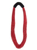 Image of "Paradise" Red & Black Waxed Cotton Neckpiece