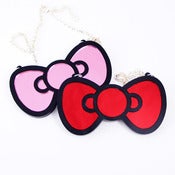 Image of Kitty Bow Necklace