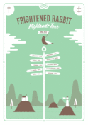 Image of Frightened Rabbit poster <p> SOLD OUT!