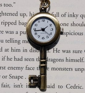 Image of Skeleton Key Watch Necklace