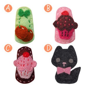Image of little girl hair clips #8