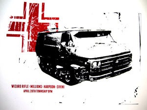Image of Wizard Rifle/Millions/Harpoon/Sivini poster