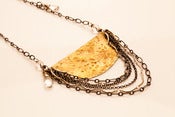 Image of Amy Burgess Brass Chandeleir Necklace