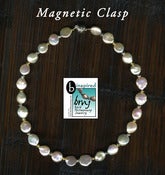 Image of Magnetic - 18 3/4" Coin pearls with magnetic clasp necklace - b inspied by Barb McSweeney