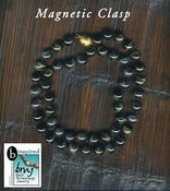 Image of Magnetic - 31" Hawks Eye with magnetic clasp necklace - b inspired by Barb McSweeney