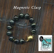 Image of Magnetic - Hawks Eye with magnetic clasp bracelet - b inspired by Barb McSweeney