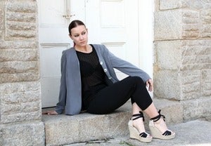 Image of Sicilian Tank - Black Lace