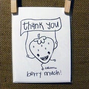 Image of B&W THANK YOU BERRY MUCH