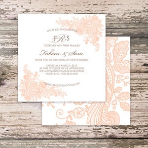 Image of LACE invitation