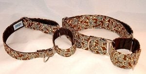 Image of Retro Leaves Martingale Collar in the category  on Uncommon Paws.