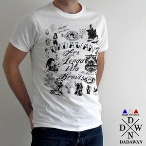 Image of Vintage tattoos black and white edition - T-shirt Made in France