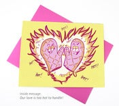 Image of Oven Mitts in Love