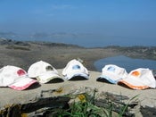 Image of H20 Hawaiian Print Brim Baseball Cap